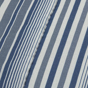 Blue And White Striped King Quilt