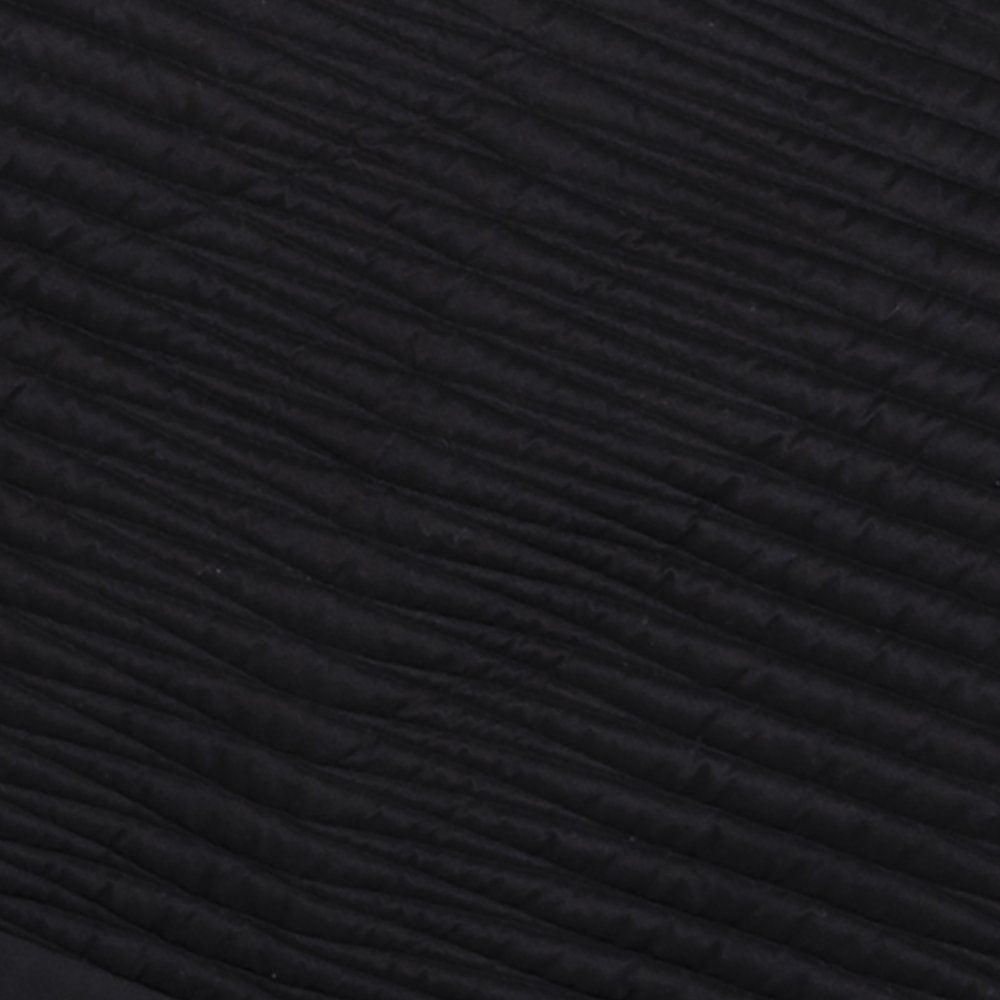 Black Geometric King Quilt