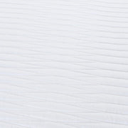 92" X 106" White Geometric Cotton Quilt