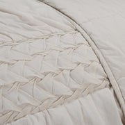 Ivory Geometric King Quilt