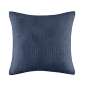 Bree Knit - Square Pillow Cover - Indigo