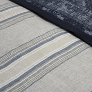 Natural Queen Linen Dry Clean Only Polyester Duvet Cover
