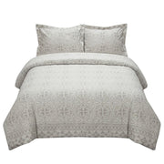 Ivory King Cotton Washable Polyester Down Alternative Comforter Set With Two Shams