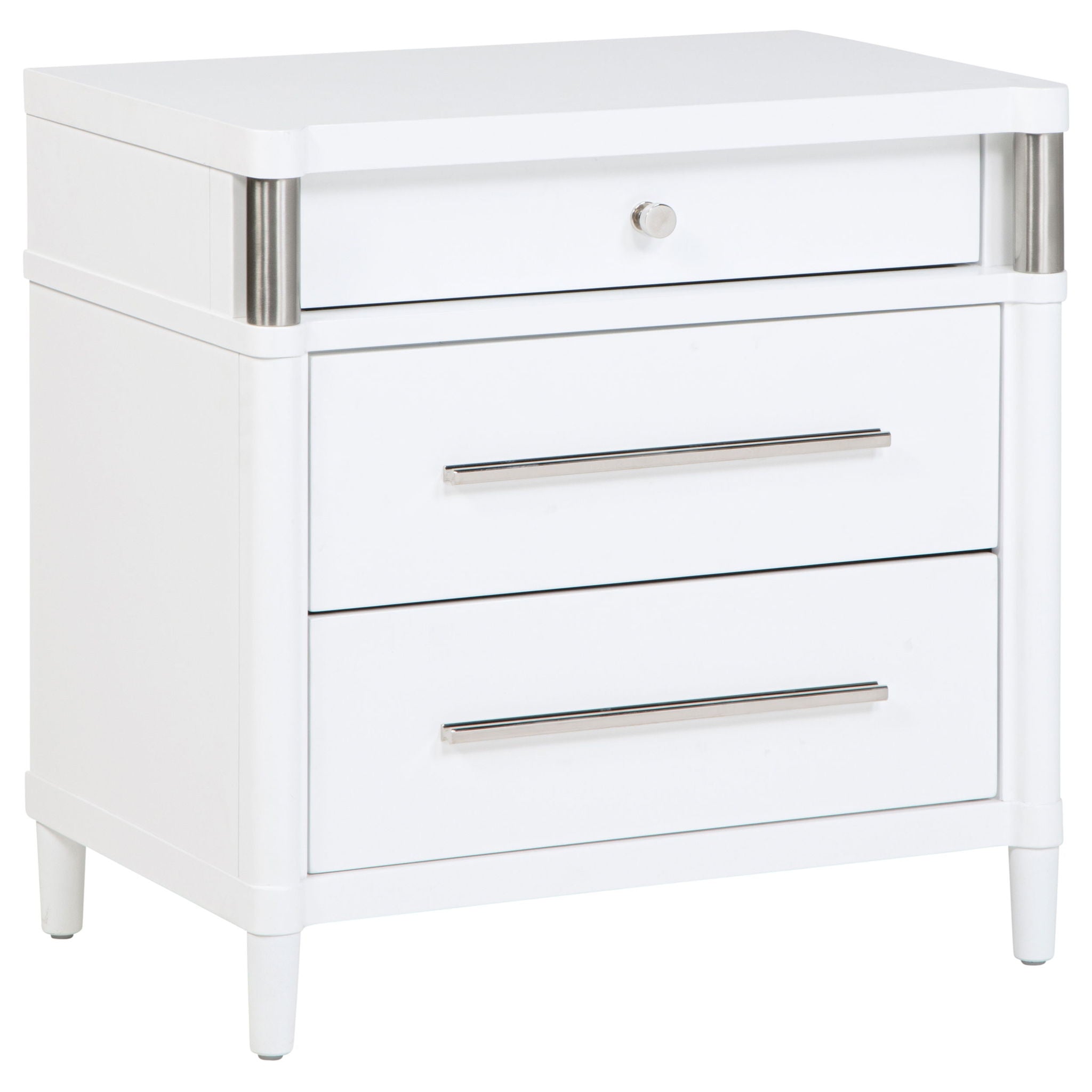 Robinson - 3 Drawer Nightstand - White