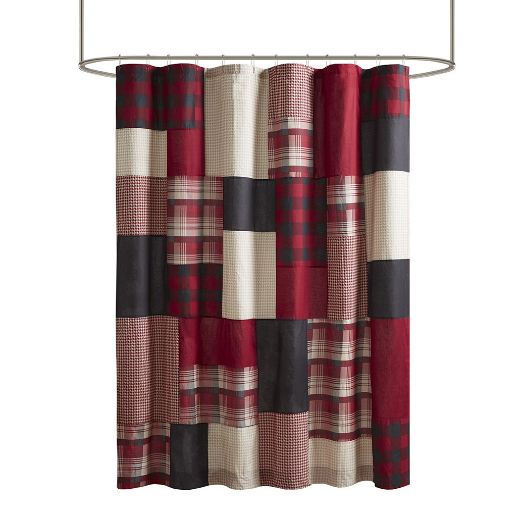 Sunset - Shower Curtain - Red