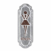 12" X 4" Gray And Brown Metal Wall Decor