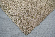 18" Set of Four Gold Vinyl Placemats