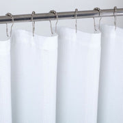 72" White And Sea Green Ombre Shower Curtain