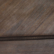 Dark Brown Solid Wood Queen With Two Drawers Bed Frame