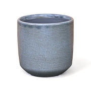 Gray Ceramic 44 Ounce Crackle Mosaic Round Distressed Pot Planter