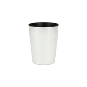 5" Silver Recycled Plastic Indoor Outdoor Round Pot Planter