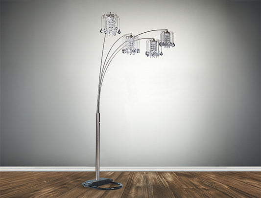 RAIN DROP ARC LAMP 84"H