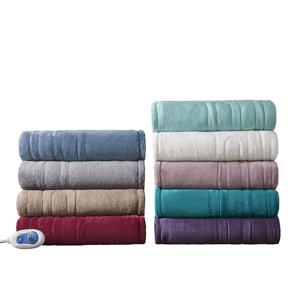 Heated Plush - Throw - Mink