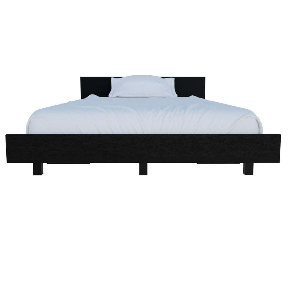 Black Wood Twin Bed Frame