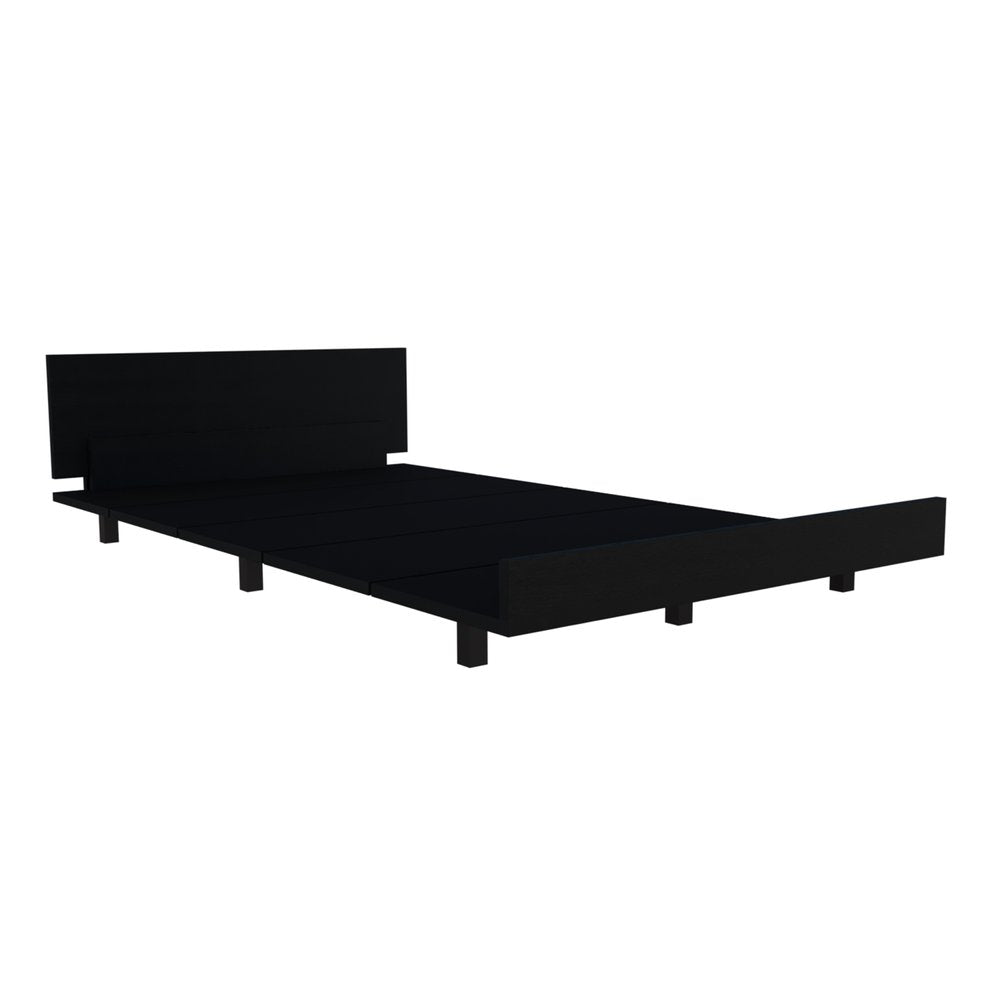 Black Wood Twin Bed Frame