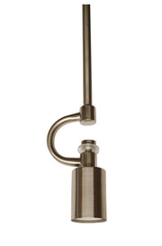 Nickel Bulb Metal Chandelier