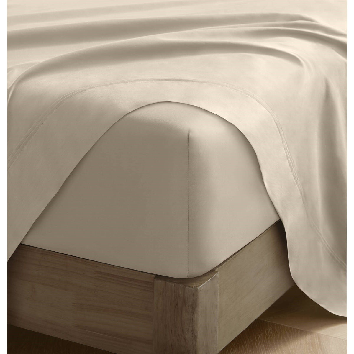 California King Sateen Sheet Set - Linen