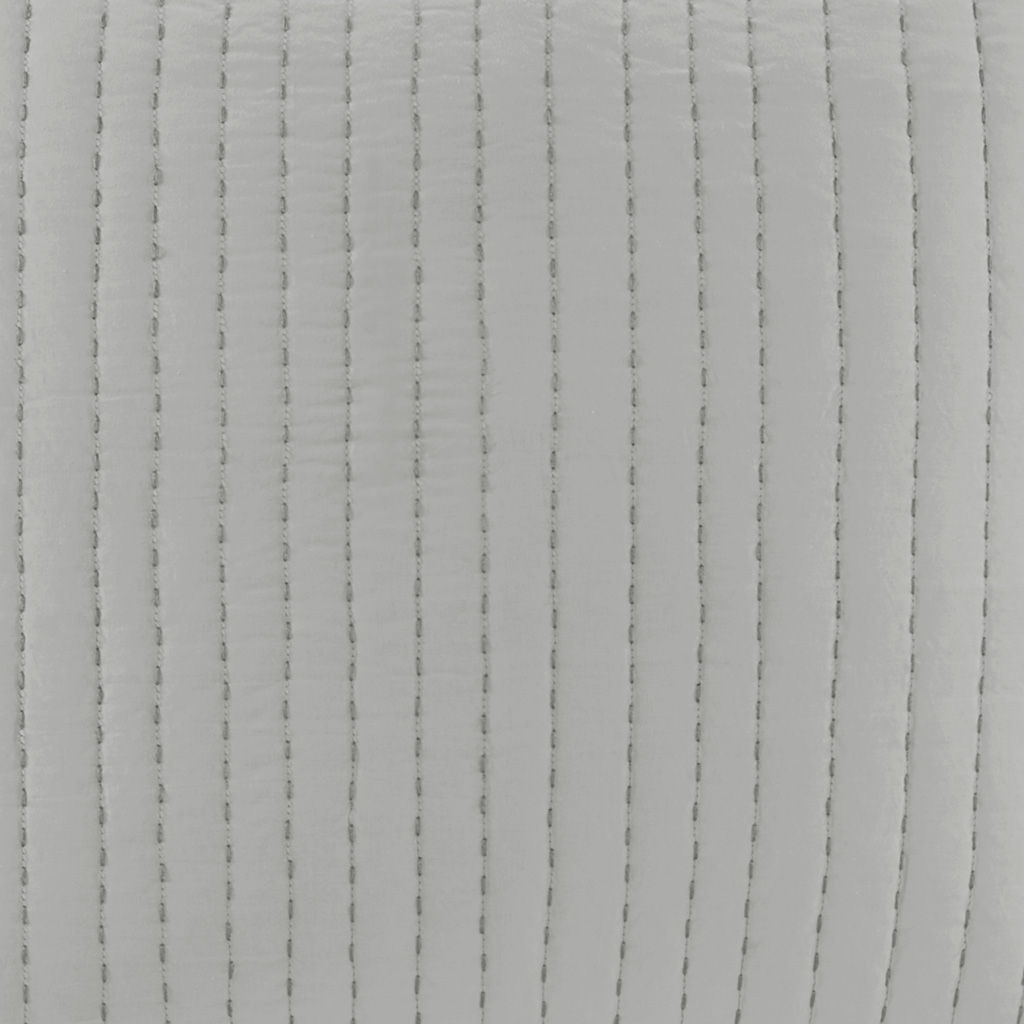 Camila - Quilted Euro Sham - Gray