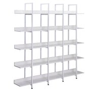Vintage Industrial 5 Tier Open Bookcase