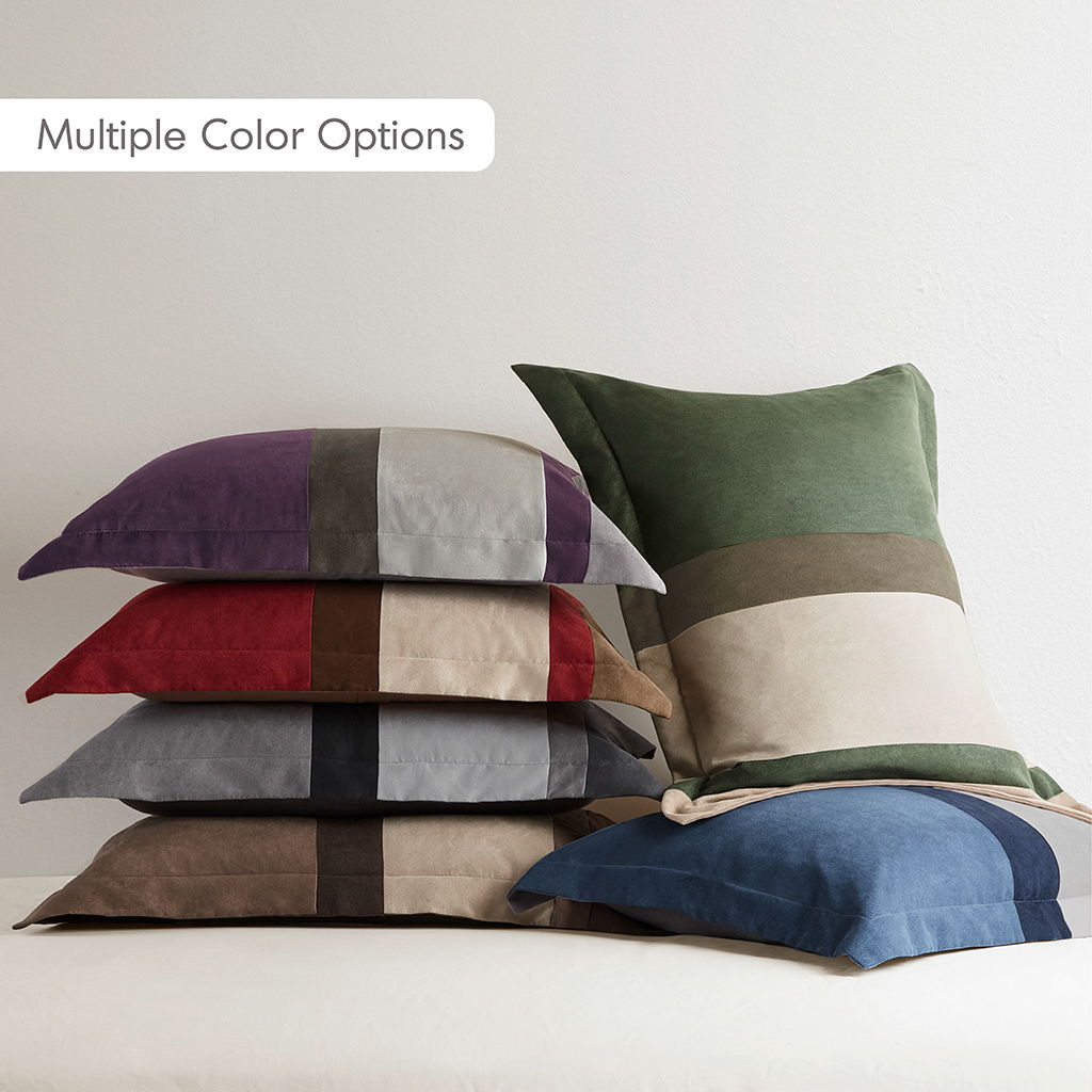 Boulder Stripe - Twin/Twin Long Pieced Comforter Set - Green