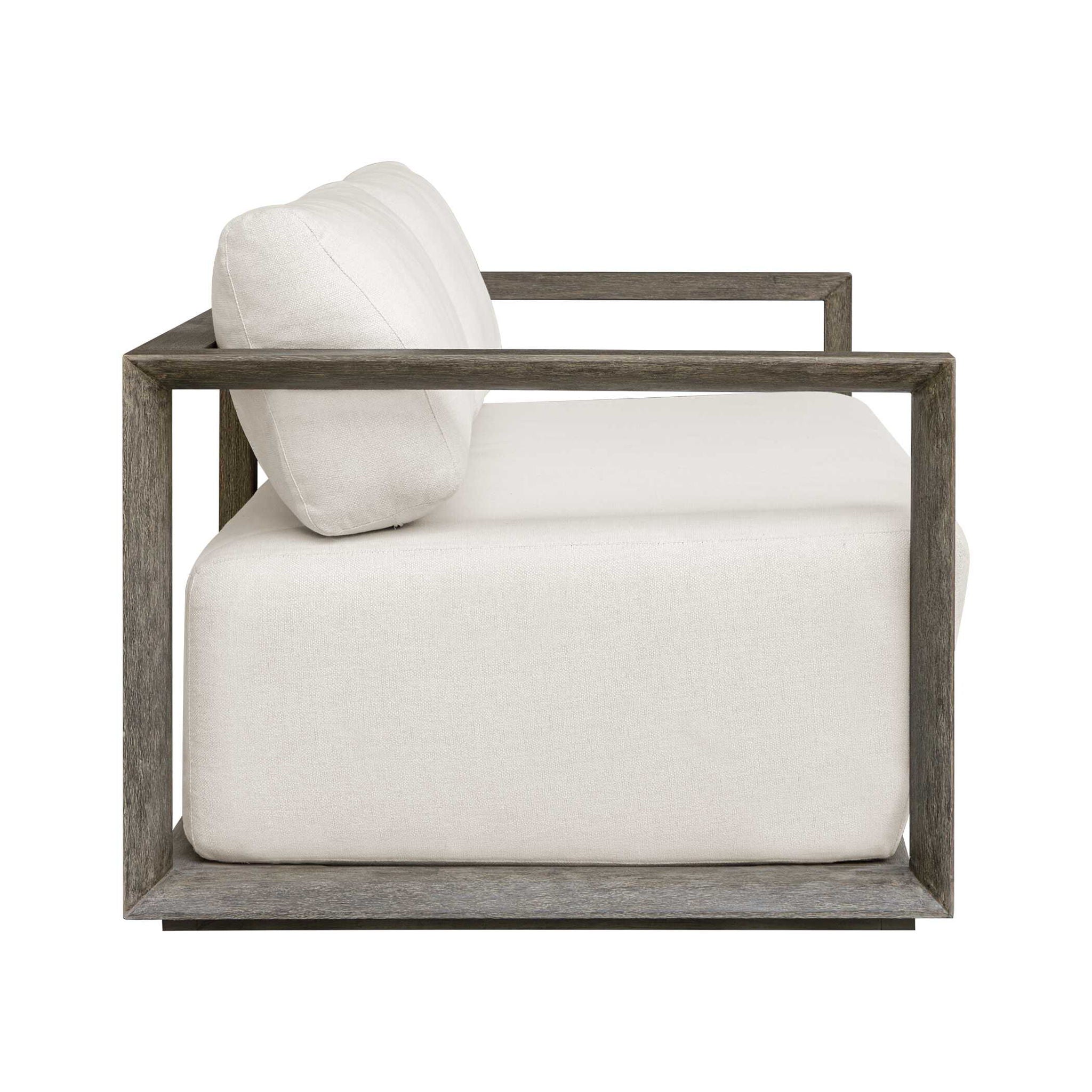 Remsen - Outdoor Sofa - Gray / Oyster White