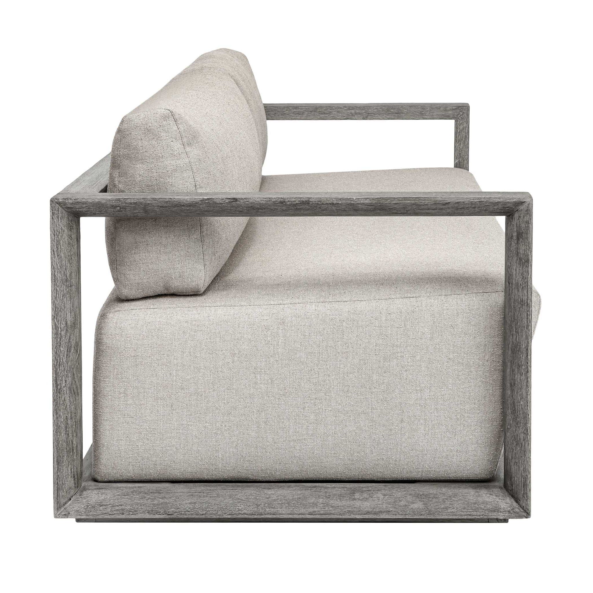 Remsen - Outdoor Sofa - Weathered Gray / Dove