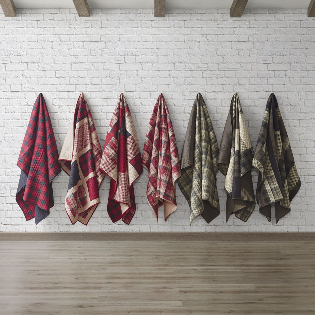 Sunset - Quilted Throw - Red