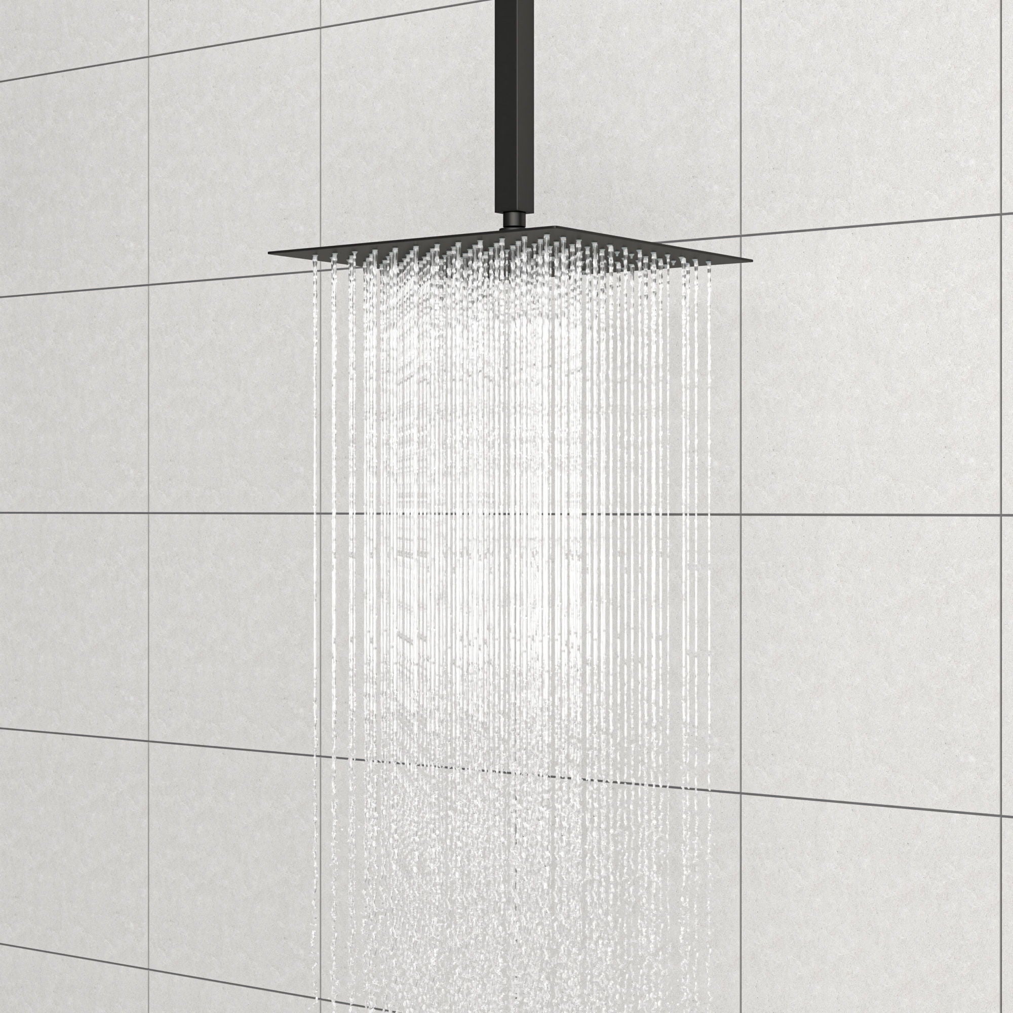 Premium 8" Ceiling Mounted Shower Arm With Flange