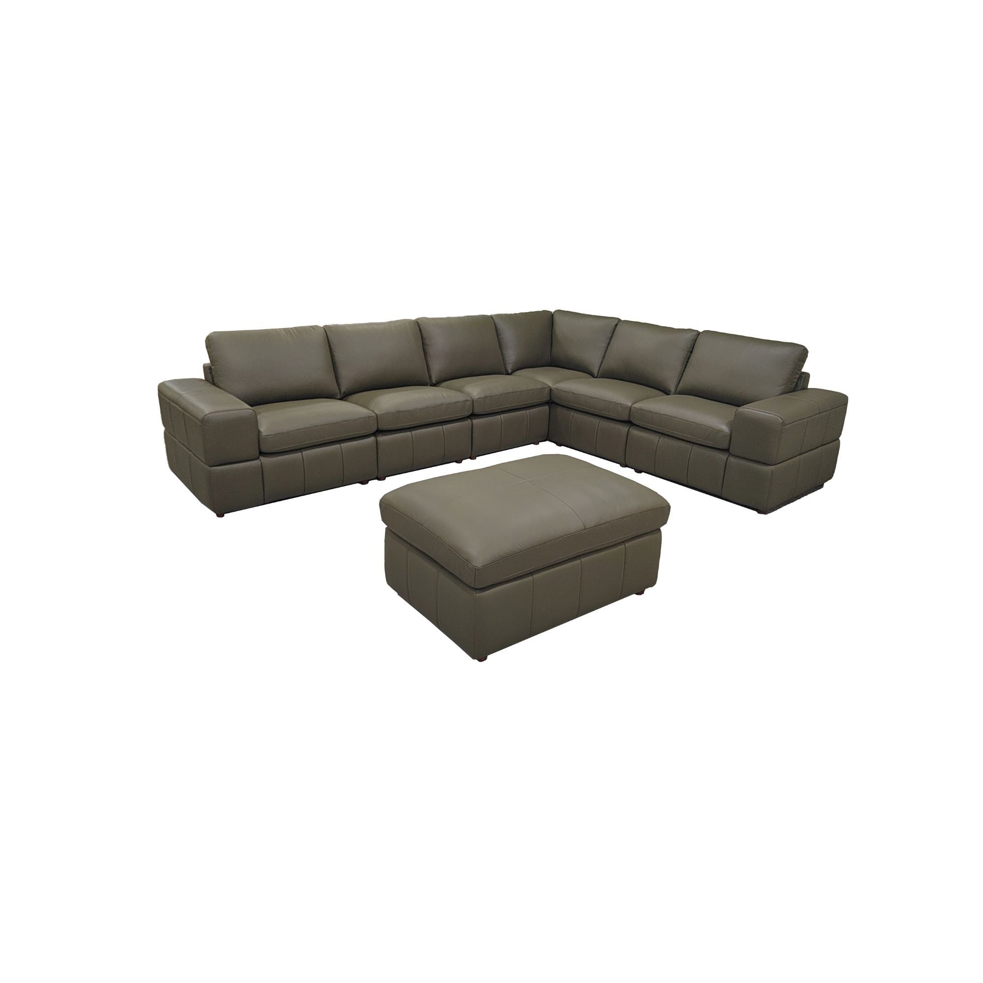 Large Square Arms Modular Sectional