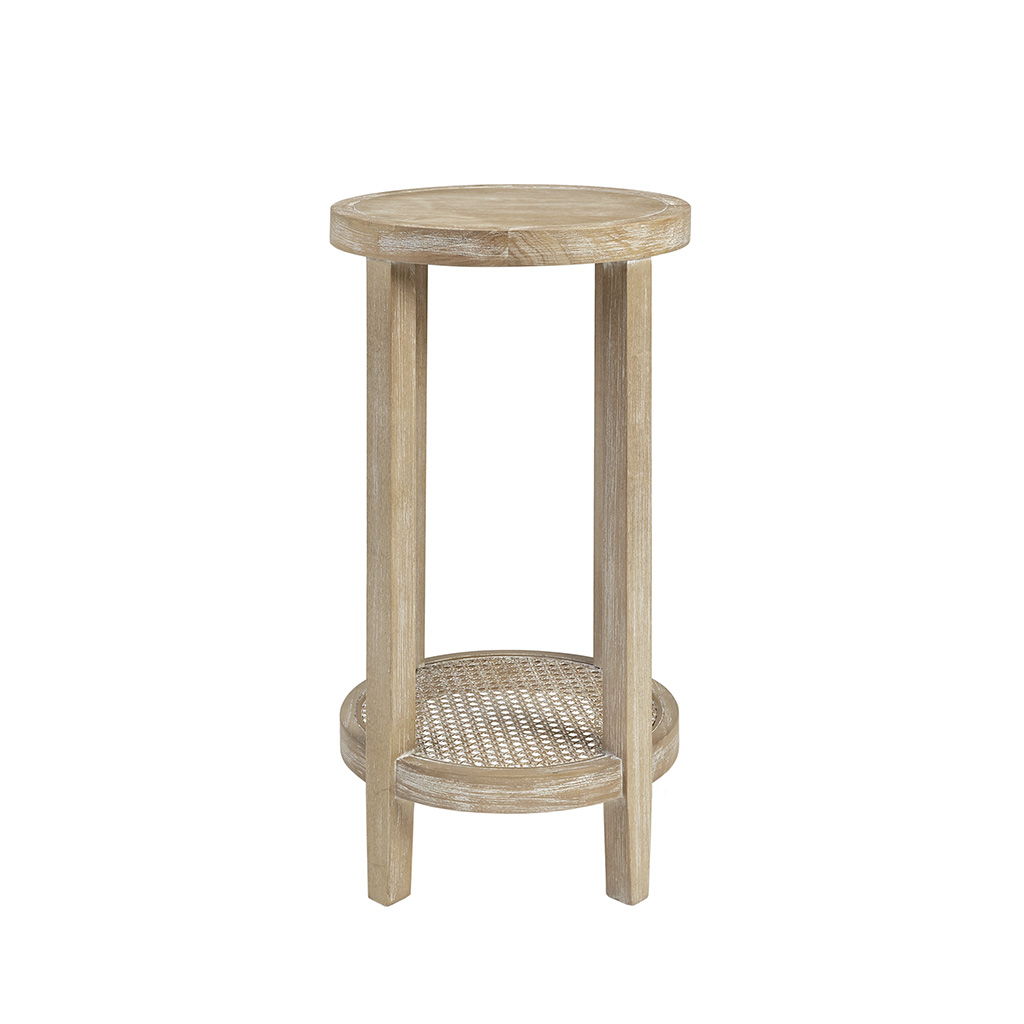 Harley - Round Accent Table - Reclaimed Wheat