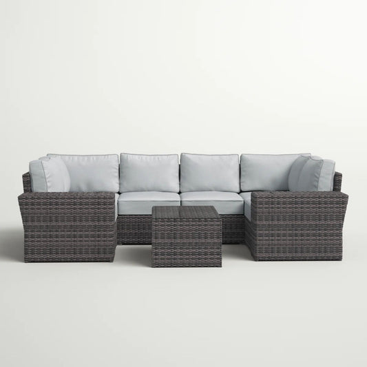 Stylish Wicker Patio Set Table