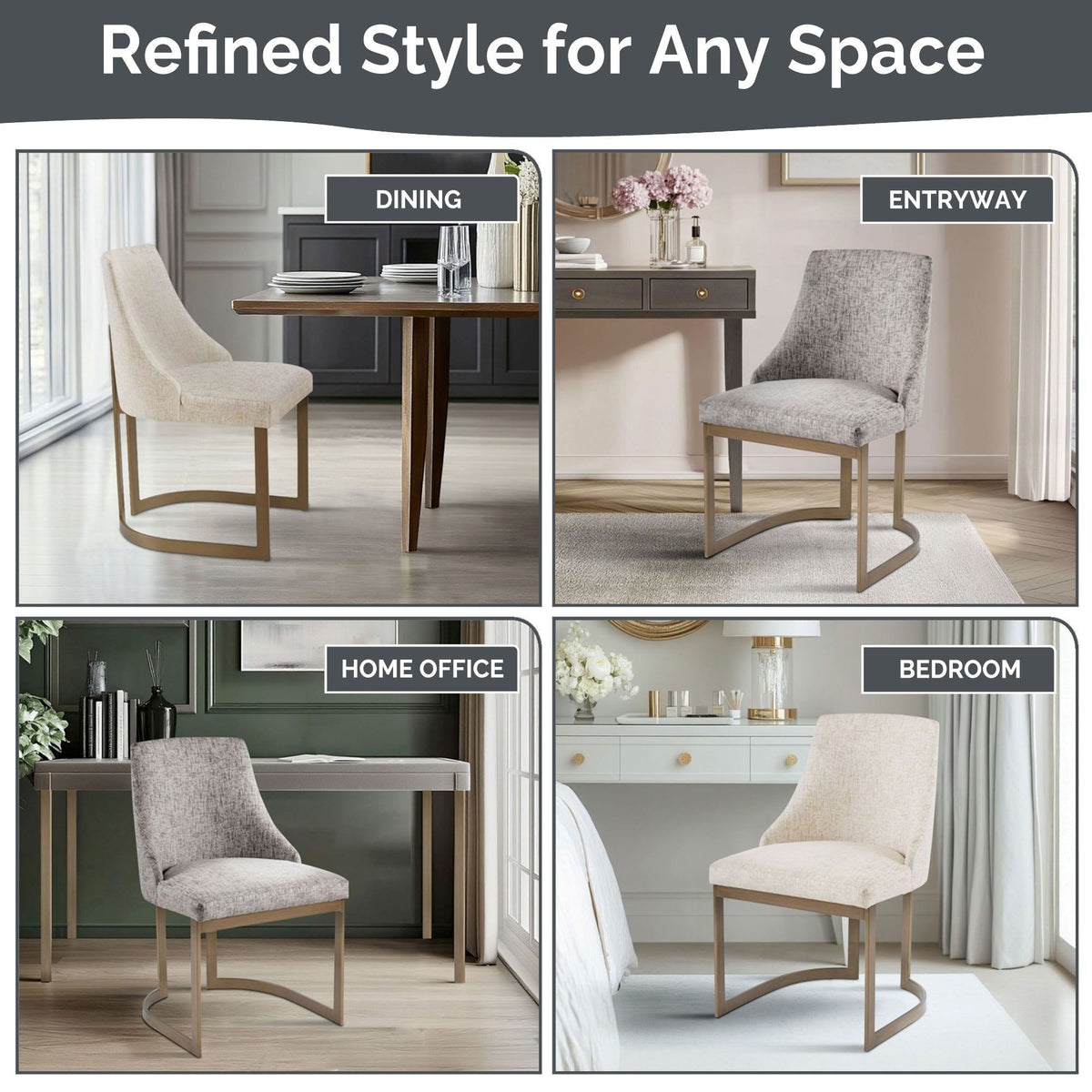 Bryce - Dining Chair (Set of 2) - Cream