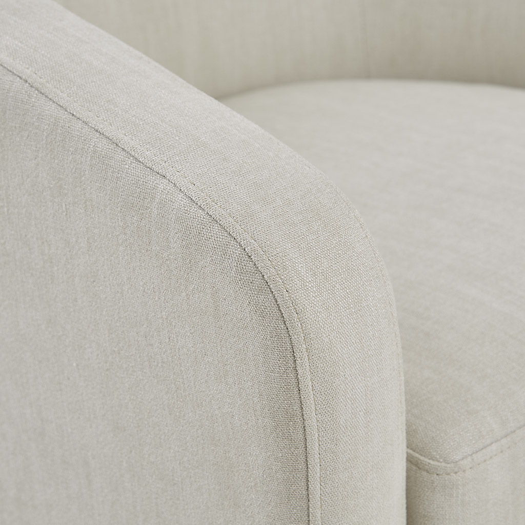 Amber - Swivel Chair - Ivory