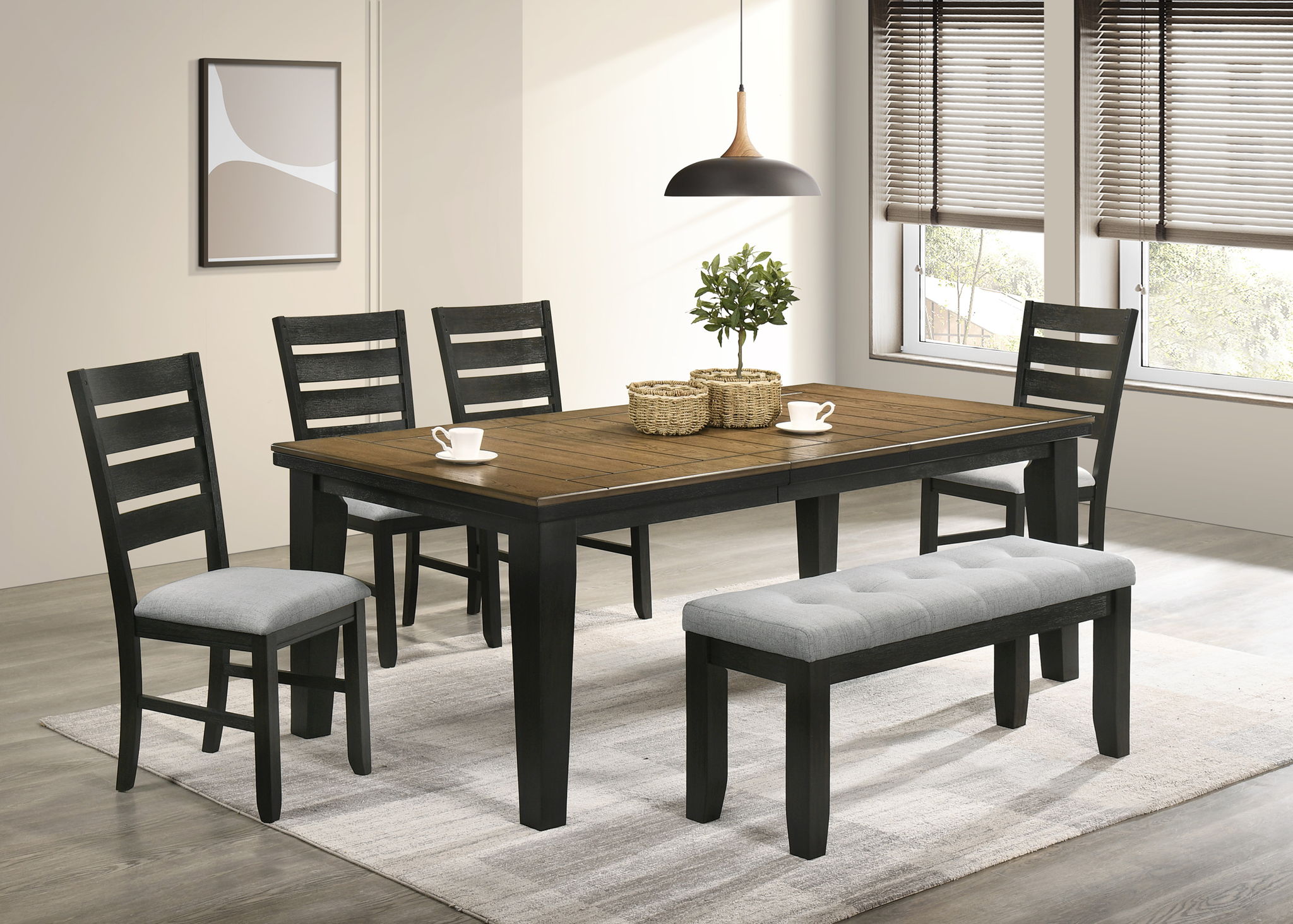 Bardstown - Bench - Wheat / Charcoal