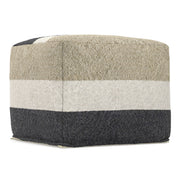 Claudette - Square Pouf - Multi