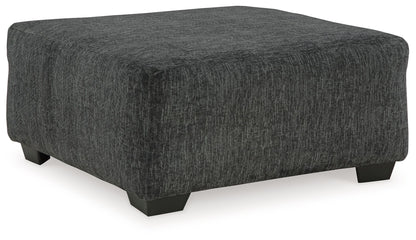 Biddeford - Oversized Accent Ottoman - Shadow