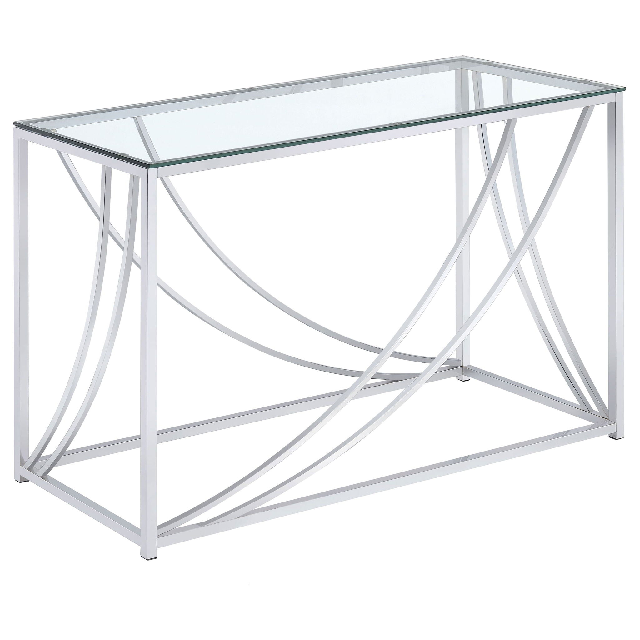 Kempton - Console Table - Chrome