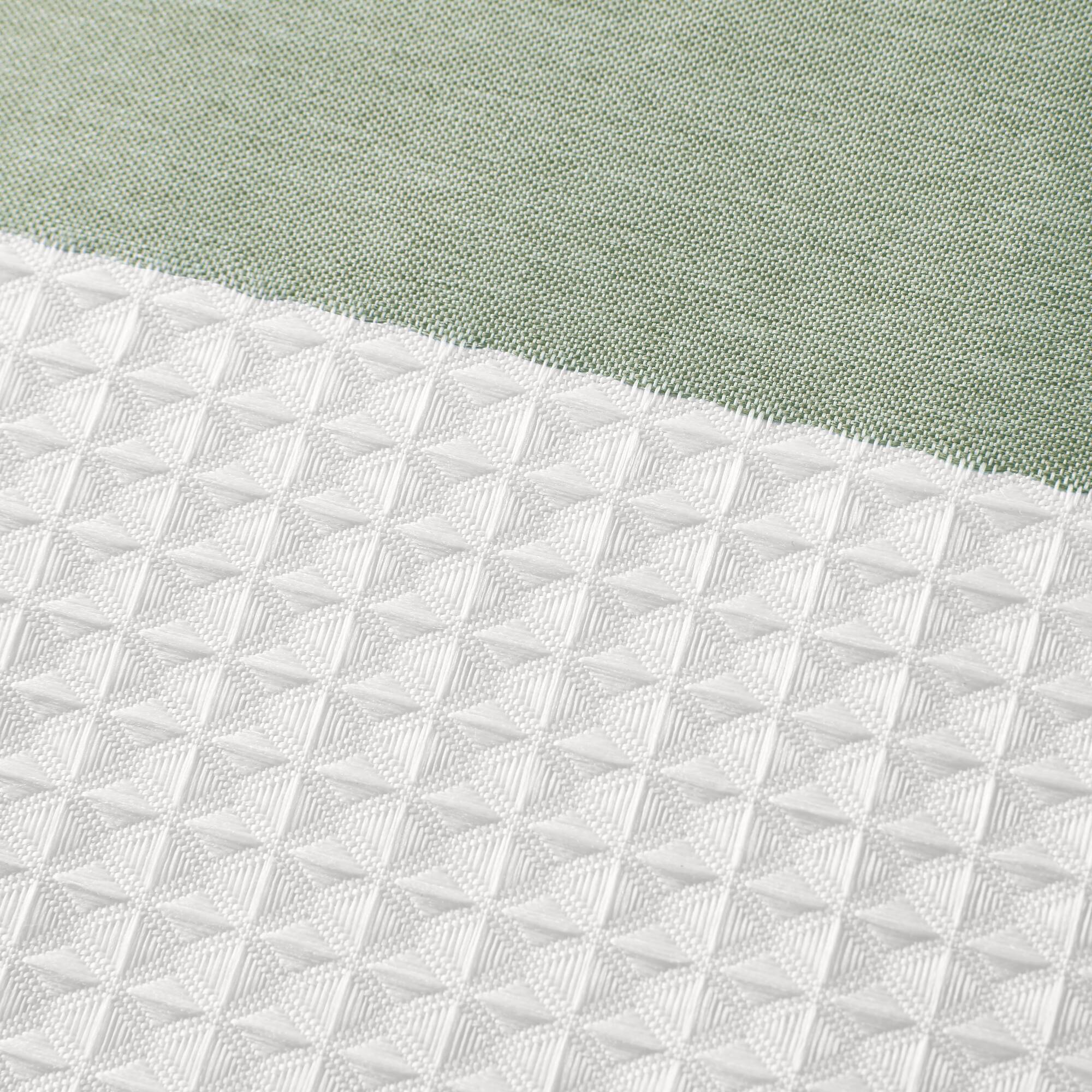 Spa Waffle - 108" x 72" Shower Curtain With 3M Treatment - Sage Green