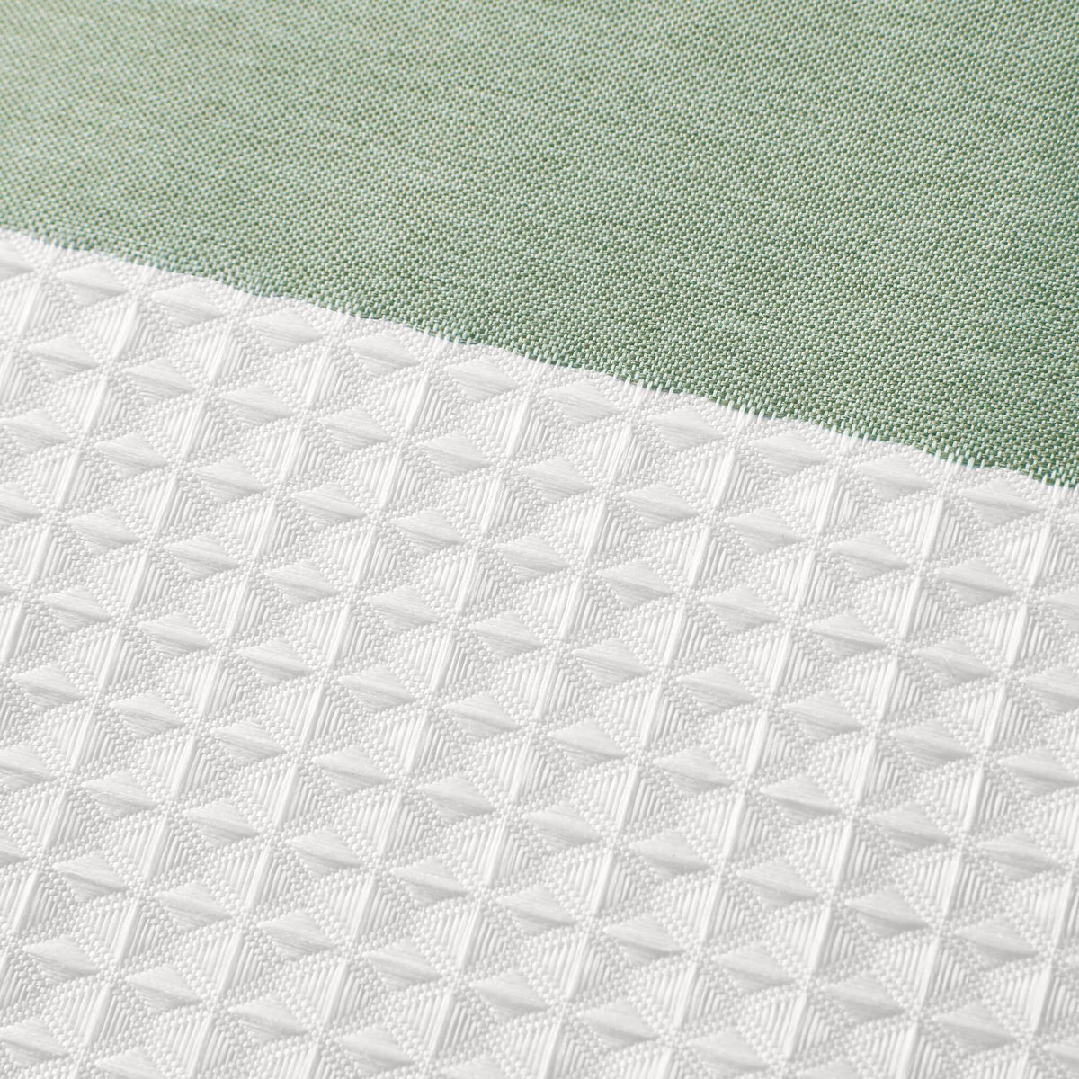 Spa Waffle - 72" x 84" Shower Curtain With 3M Treatment - Sage Green
