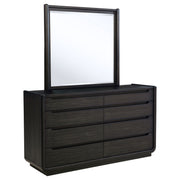 Bangor - 8 Drawer Dresser With Mirror Set - Black