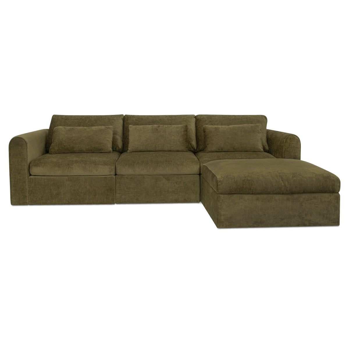 Swift - Lounge Modular Sectional - Dark Green