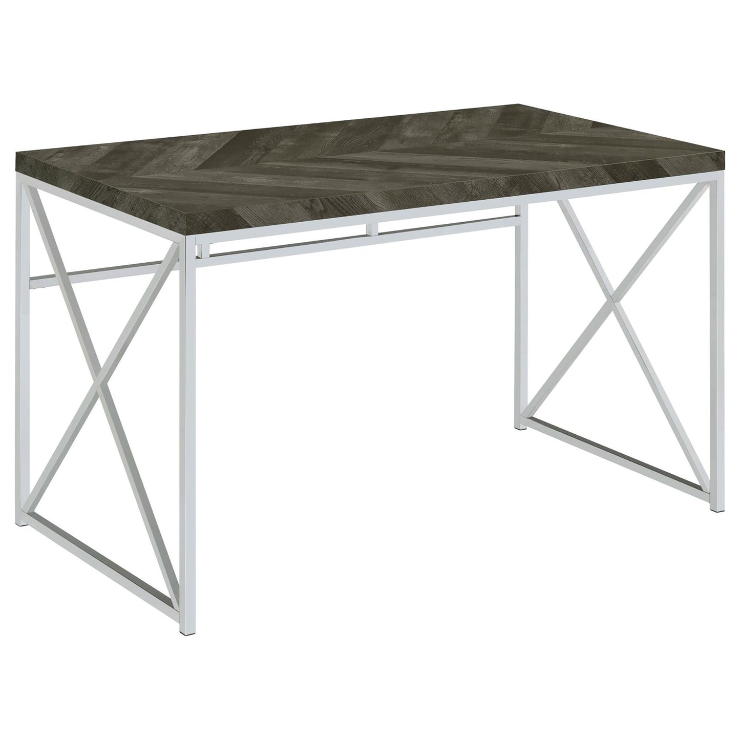 Herringbone - Writing Desk - Gray