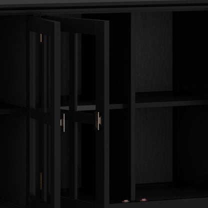 Artisan - Handcrafted Wide 4 Door Storage Cabinet