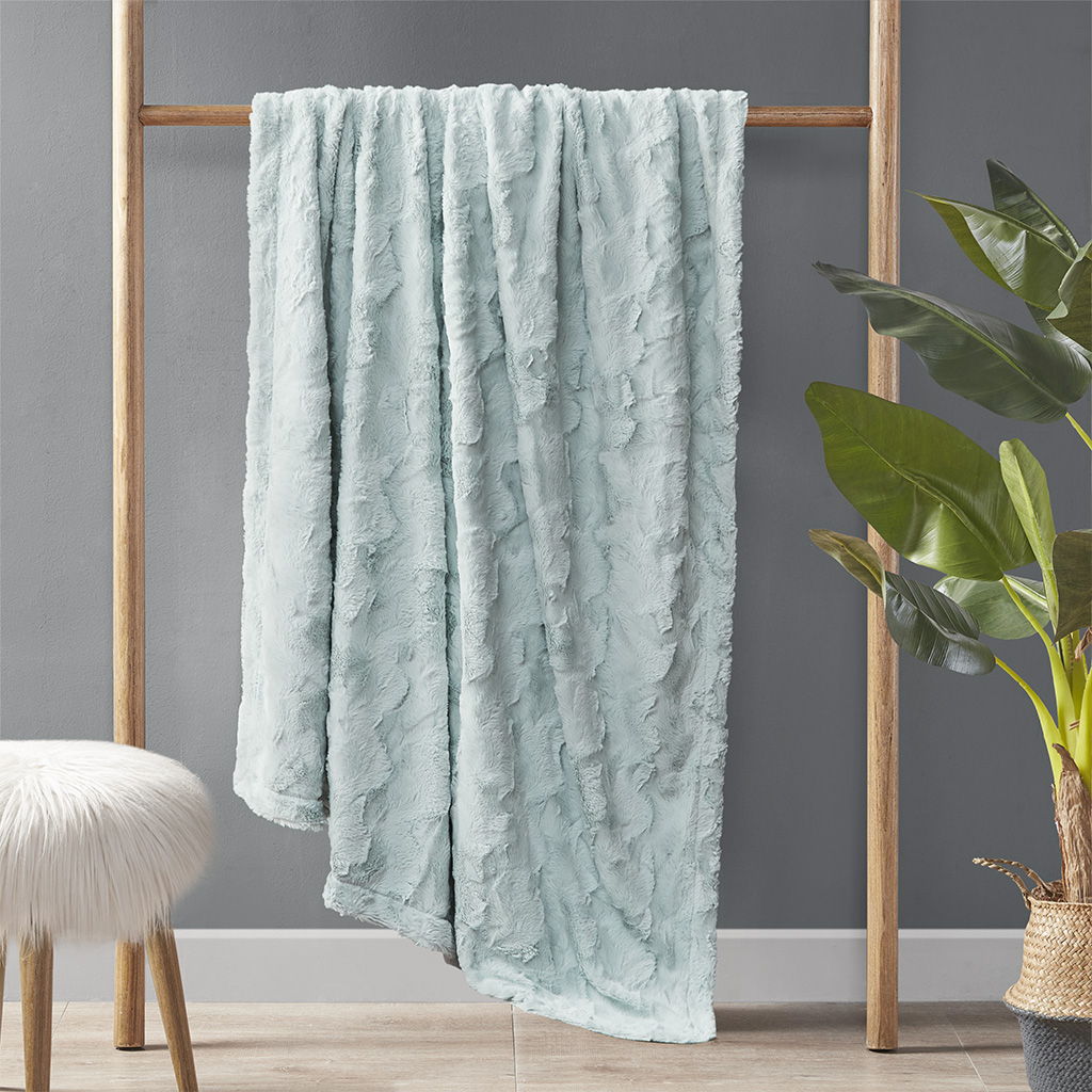 Zuri - Oversized Throw - Aqua