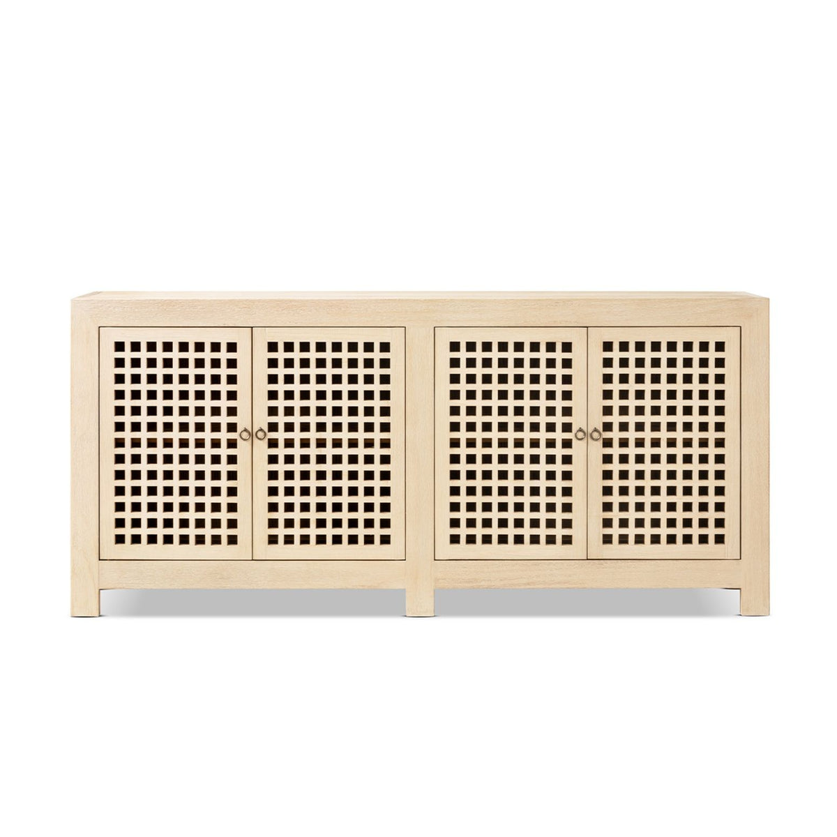 Alden - 4 Door Cabinet - White