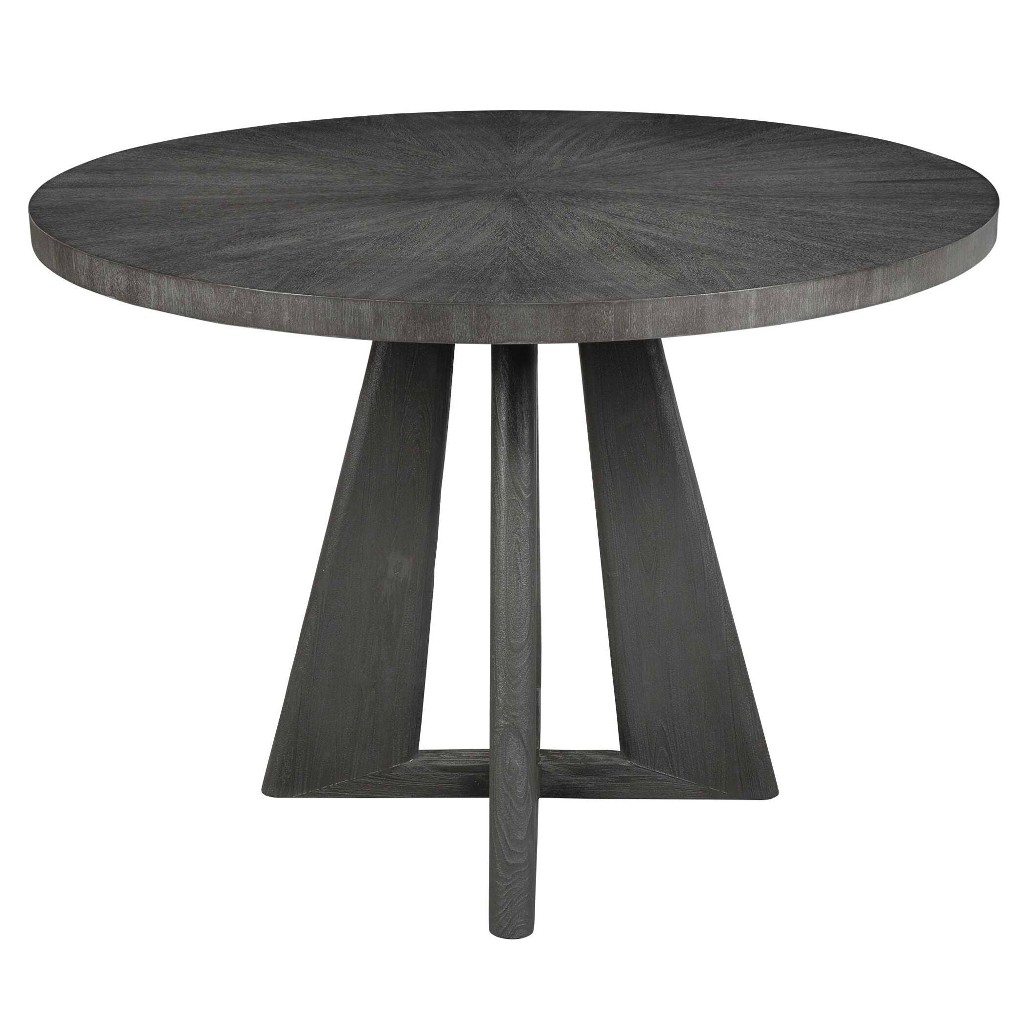 Pulsar - Round Walnut Dining Table - Gray