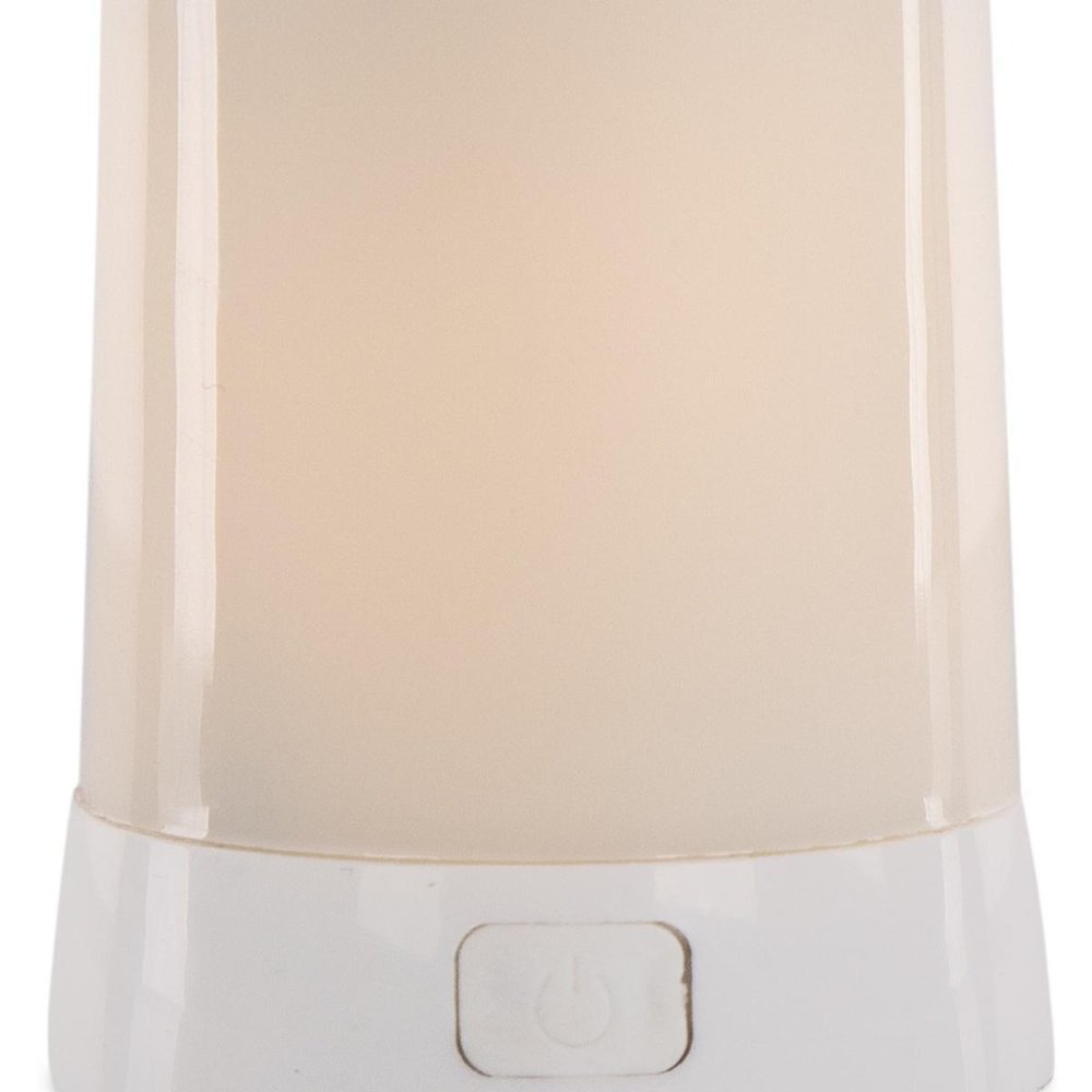 3" White Flameless Designer Candle