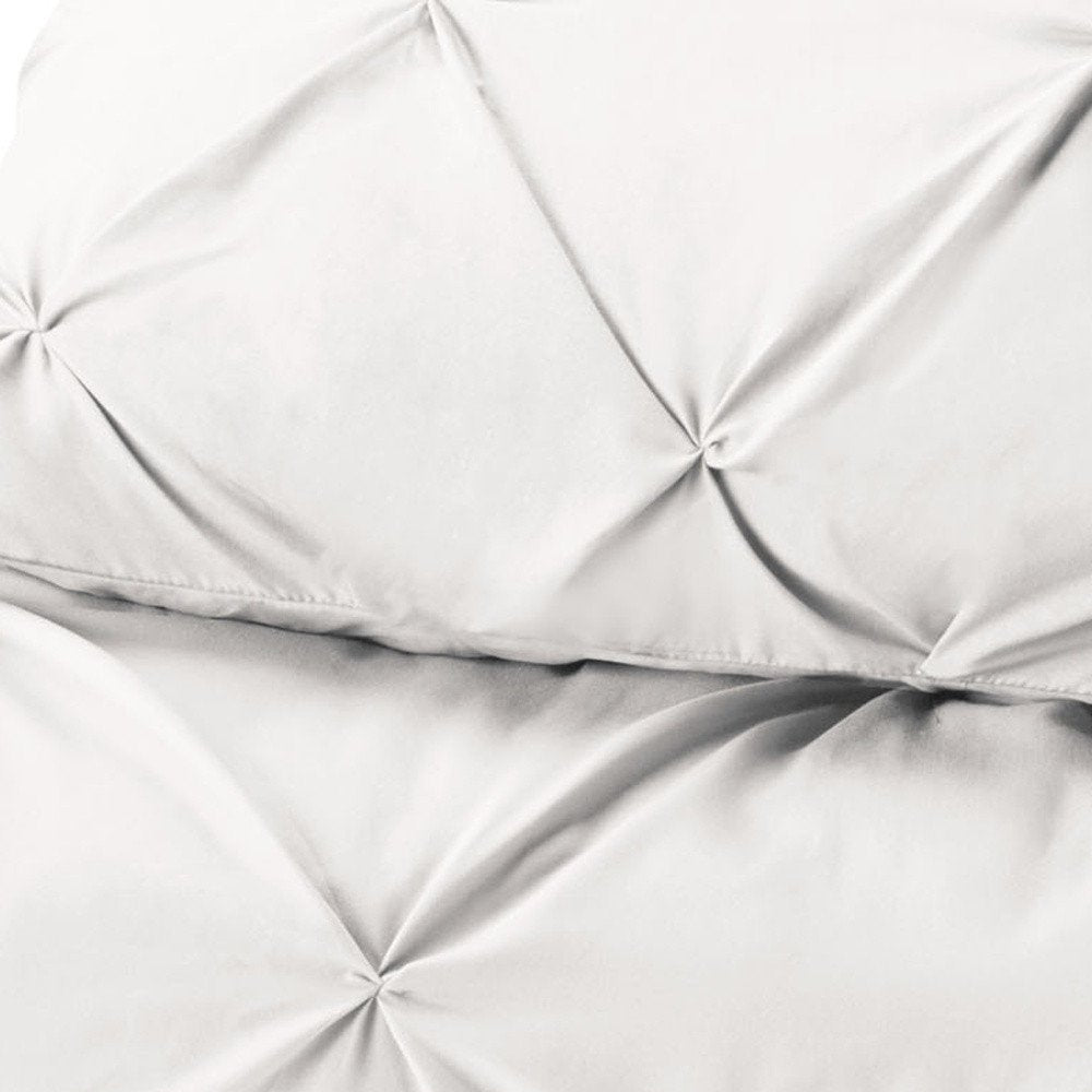 White Queen Microfiber Washable Microfiber Down Alternative Comforter
