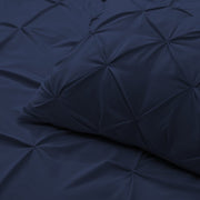 Navy Blue Twin Microfiber Washable Microfiber Down Alternative Comforter