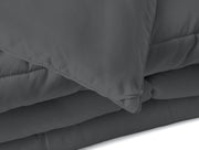 Gray King Microfiber Washable Microfiber Down Alternative Comforter
